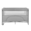 Παρκοκρέβατο 2 επιπέδων Nighty Night Γκρι - Kikka Boo Παρκοκρέβατο 2 επιπέδων Nighty Night Γκρι - Kikka Boo