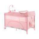 Παρκοκρέβατο 2 επιπέδων Nighty Night Ροζ - Kikka Boo Παρκοκρέβατο 2 επιπέδων Nighty Night Ροζ - Kikka Boo