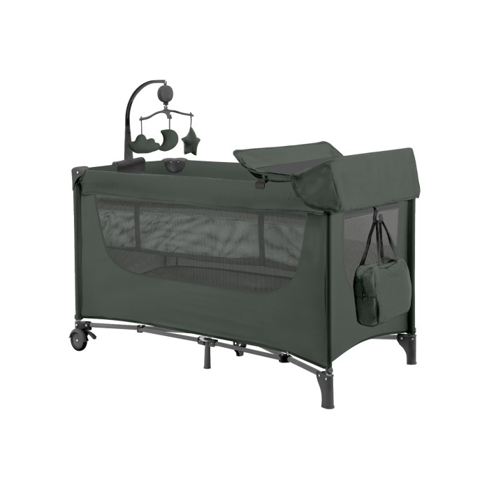 Baby cot 2 levels Nighty Night Green 2026 - Kikka Boo Baby cot 2 levels Nighty Night Green 2026 - Kikka Boo