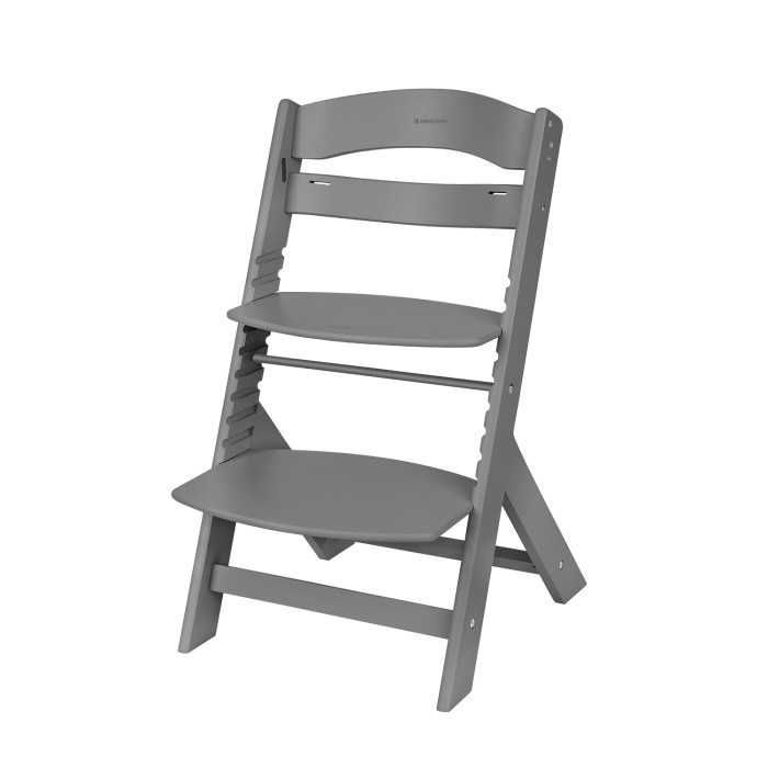 Ξύλινο καρεκλάκι φαγητού Nordy σκούρο γκρι - Kikka Boo