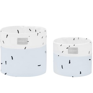 Kikka Boo Βρεφικά Καλάθια Καλλυντικών Bear With Me Γαλάζιο 2τμχ