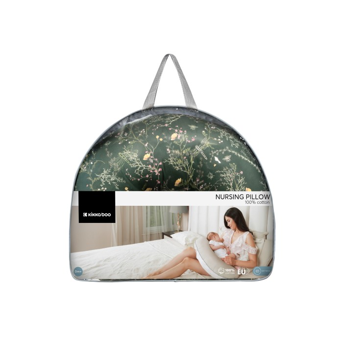 Μαξιλάρι Θηλασμού Secret Garden Green Kikka Boo Μαξιλάρι Θηλασμού Secret Garden Green Kikka Boo