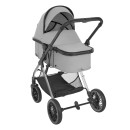 Καρότσι 3σε1 με μετατρεπόμενο κάθισμα One Γκρι - Kikka Boo Καρότσι 3σε1 με μετατρεπόμενο κάθισμα One Γκρι - Kikka Boo