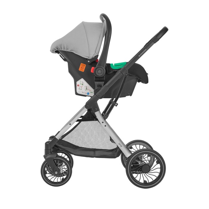 Καρότσι 3σε1 με μετατρεπόμενο κάθισμα One Γκρι - Kikka Boo Καρότσι 3σε1 με μετατρεπόμενο κάθισμα One Γκρι - Kikka Boo