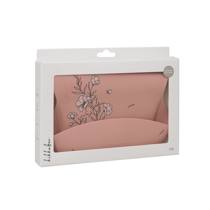 Σαλιάρα Platinum Silicone Flora Blush Kikka Boo