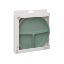 Πιάτο Με Χωρίσματα Platinum Silicone Sage Kikka Boo