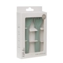 Σετ Κουτάλι Πιρούνι Platinum Silicone Sage Kikka Boo