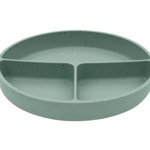 Πιάτο Με Χωρίσματα Platinum Silicone Sage Kikka Boo