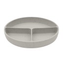 Πιάτο με χωρίσματα και βάση με βεντούζα από πλατινένια σιλικόνη Sand - Kikka Boo