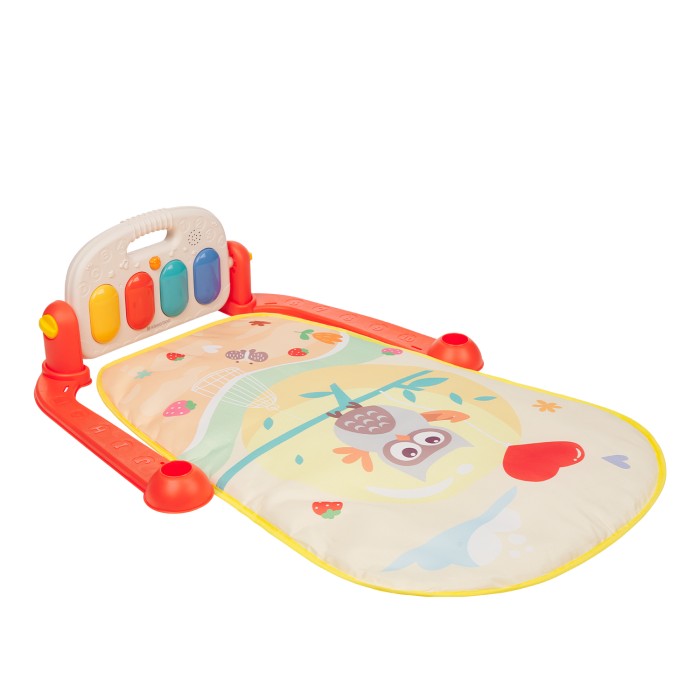 Βρεφικό Χαλάκι Δραστηριοτήτων Happy Owl Orange Kikka Boo Βρεφικό Χαλάκι Δραστηριοτήτων Happy Owl Orange Kikka Boo