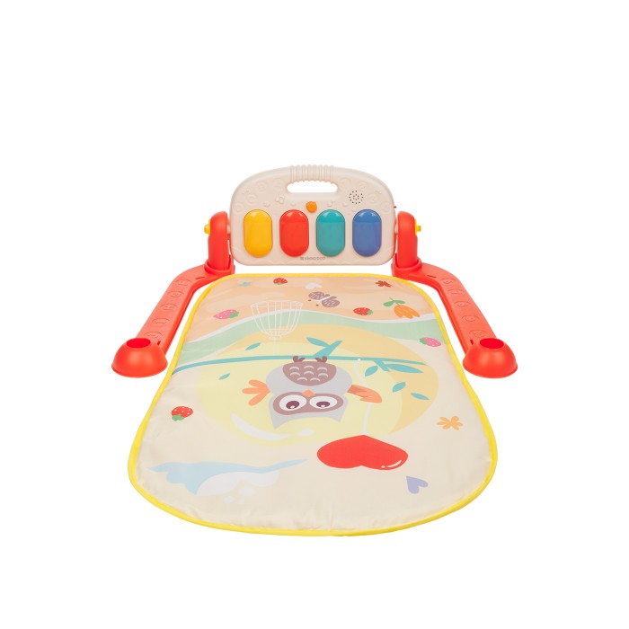 Βρεφικό Χαλάκι Δραστηριοτήτων Happy Owl Orange Kikka Boo Βρεφικό Χαλάκι Δραστηριοτήτων Happy Owl Orange Kikka Boo