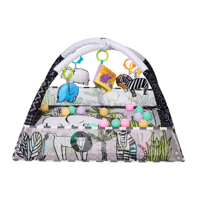 Γυμναστήριο Δραστηριοτήτων Jungle Με 18 Μπαλάκια Kikka Boo