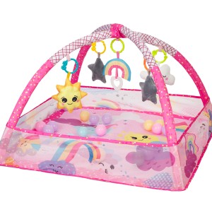 Γυμναστήριο Δραστηριοτήτων Pink Sky Με 18 Μπαλάκια Kikka Boo