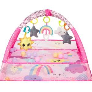 Γυμναστήριο Δραστηριοτήτων Pink Sky Με 18 Μπαλάκια Kikka Boo Γυμναστήριο Δραστηριοτήτων Pink Sky Με 18 Μπαλάκια Kikka Boo