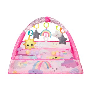 Γυμναστήριο Δραστηριοτήτων Pink Sky Με 18 Μπαλάκια Kikka Boo Γυμναστήριο Δραστηριοτήτων Pink Sky Με 18 Μπαλάκια Kikka Boo