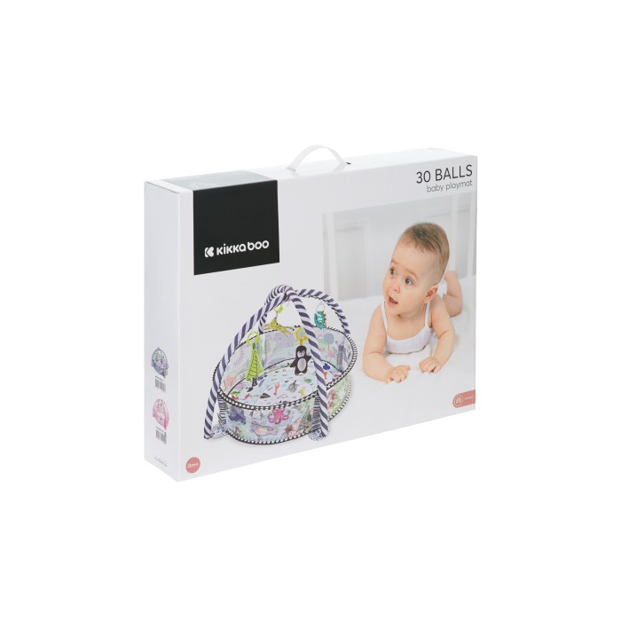 Γυμναστήριο Δραστηριοτήτων Animals World Με 30 Μπαλάκια Kikka Boo
