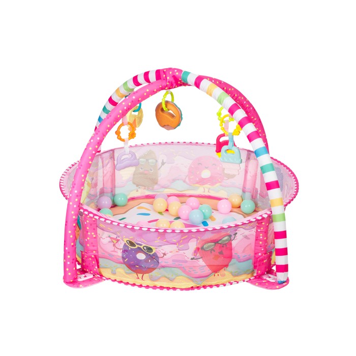 Γυμναστήριο Δραστηριοτήτων Marshmallow Με 30 Μπαλάκια Kikka Boo