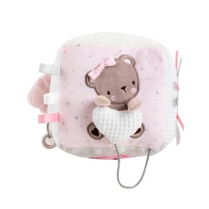 Kikka Boo Λούτρινος Βρεφικός κύβος Δραστηριοτήτων Dream Big Ροζ