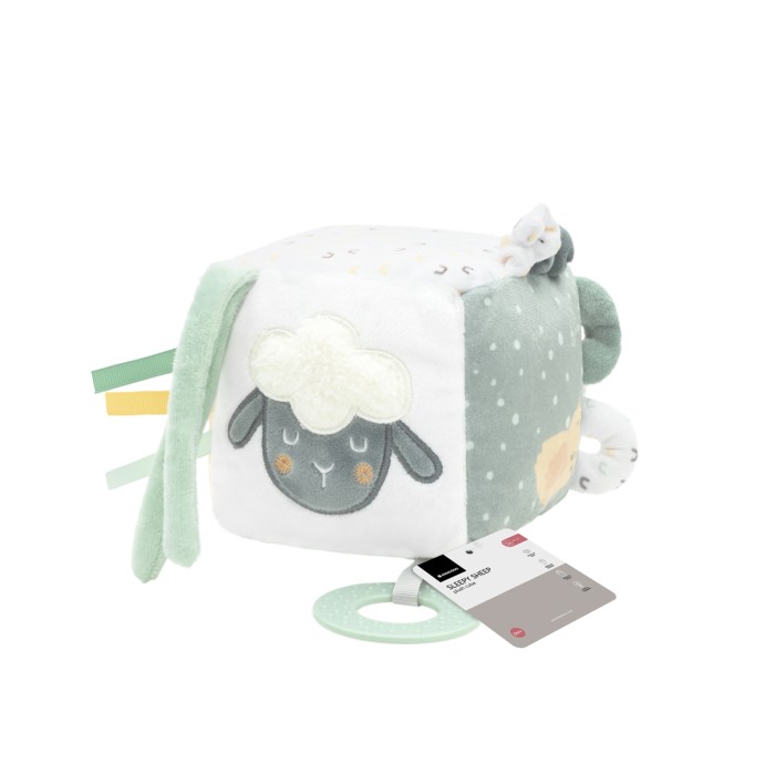 Λούτρινος κύβος Sleepy Sheep - Kikka Boo Λούτρινος κύβος Sleepy Sheep - Kikka Boo