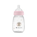 Μπιμπερό Με Θηλή Σιλικόνης 260ml Σαβάνα Ροζ Kikka Boo