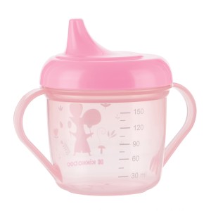 Ποτηράκι Με Λαβές Και Στόμιο 150ml Forest Party Kikka boo Pink