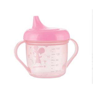 Ποτηράκι Με Λαβές Και Στόμιο 150ml Forest Party Kikka boo Pink Ποτηράκι Με Λαβές Και Στόμιο 150ml Forest Party Kikka boo Pink