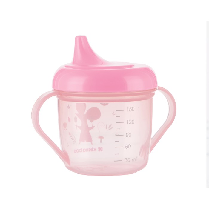 Ποτηράκι Με Λαβές Και Στόμιο 150ml Forest Party Kikka boo Pink