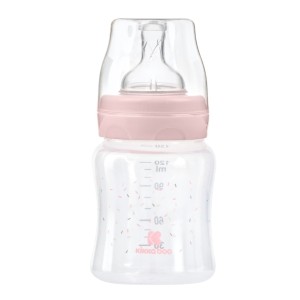 Πλαστικό Μπιμπερό PP 120ml Hippo Dreams Pink Kikka Boo