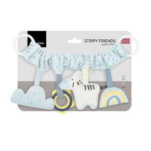 Kikka Boo Κρεμαστό Παιχνίδι Καροτσιού Stripy Friends