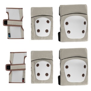 Kikka Boo Σετ Επιγονατίδες - Επιαγκωνίδες Μπεζ