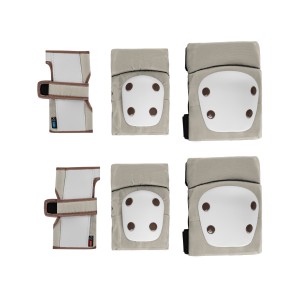 Kikka Boo Σετ Επιγονατίδες - Επιαγκωνίδες Μπεζ