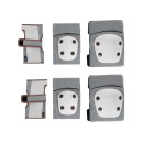 Kikka Boo Σετ Επιγονατίδες - Επιαγκωνίδες Γκρι