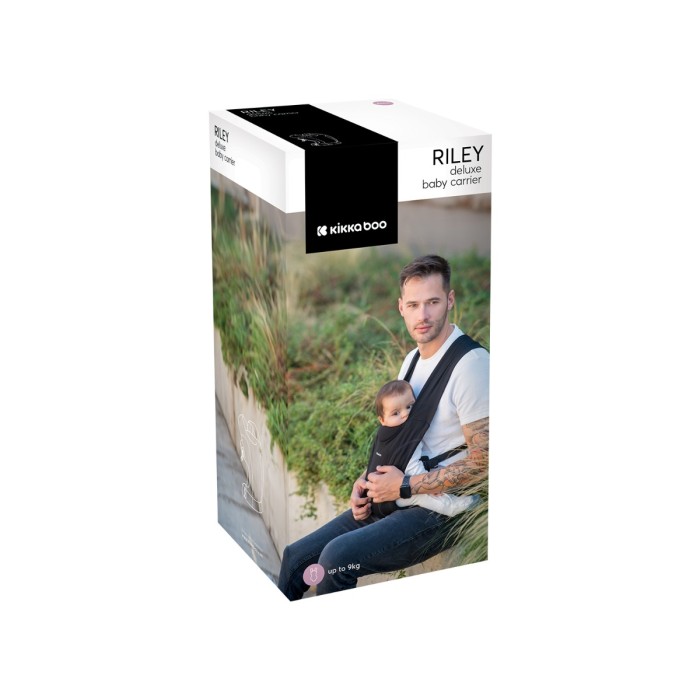 Μάρσιπος Riley Μαύρο - Kikka Boo Μάρσιπος Riley Μαύρο - Kikka Boo