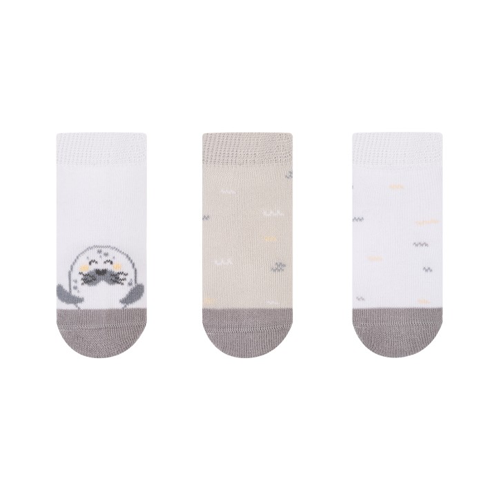 Βρεφικές καλοκαιρινές κάλτσες Seally Me ροζ 0–6 μηνών - Kikka Boo