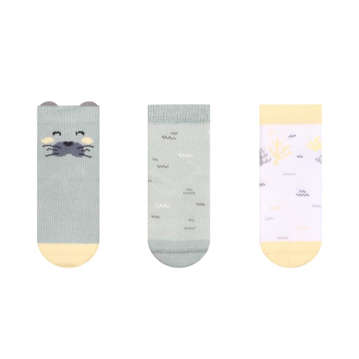 Βρεφικές κάλτσες με 3D αυτάκια Seally Me 6-12 μηνών - Kikka Boo