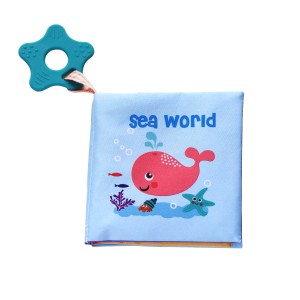Εκπαιδευτικό Υφασμάτινο Βιβλίο με Οδοντοφυΐα Sea World Kikka Boo