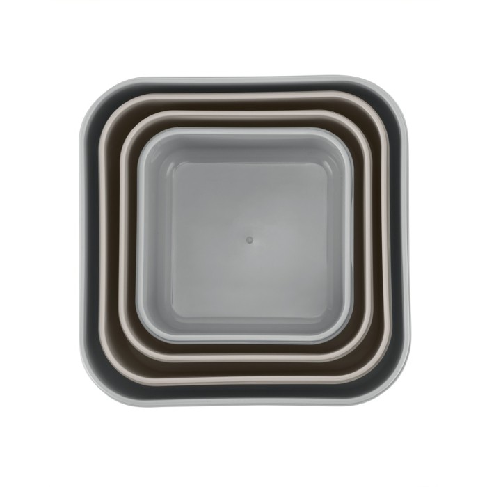 Φαγητοδοχεία PP 4 τεμ. Kitty Cat Γκρι - Kikka Boo