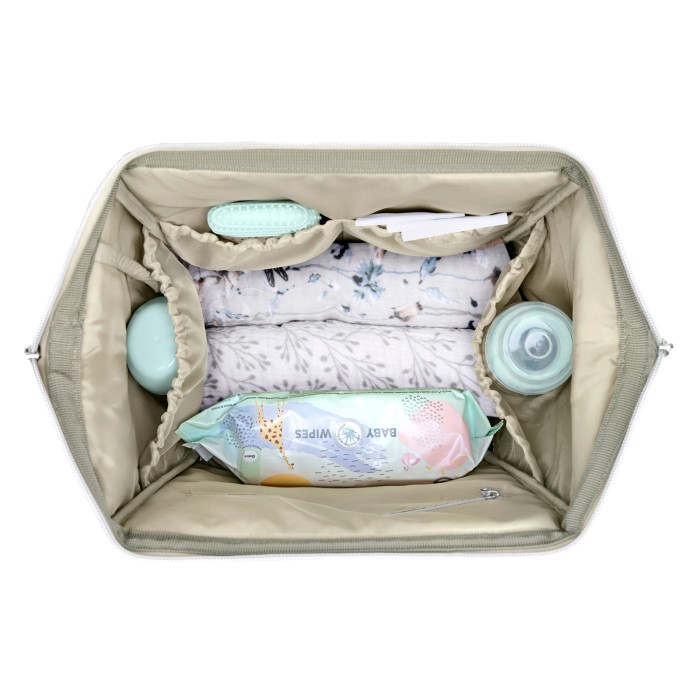 Τσάντα μαμάς Siena Luxe Secret Garden Μπεζ - Kikka Boo Τσάντα μαμάς Siena Luxe Secret Garden Μπεζ - Kikka Boo