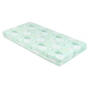 Mattress Siesta 60х120х10cm Clouds Mint - Kikka Boo