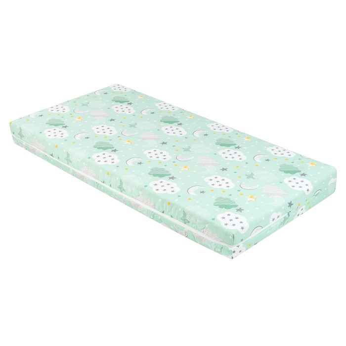 Mattress Siesta 60х120х10cm Clouds Mint - Kikka Boo