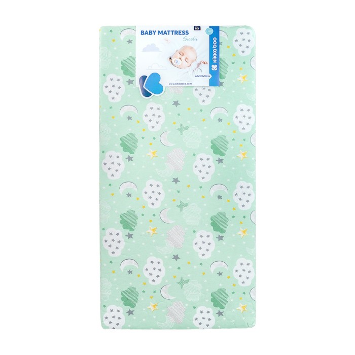 Mattress Siesta 60х120х10cm Clouds Mint - Kikka Boo