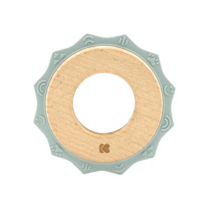 Μασιτικό σιλικόνης και ξύλου Gear Μέντα   - Kikka Boo