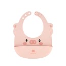 Σαλιάρα Σιλικόνης Ροζ Kikka Boo