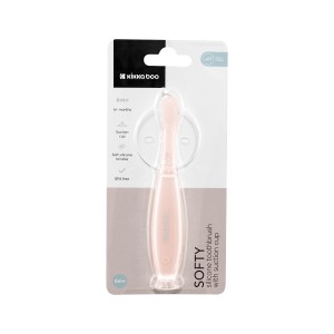 Οδοντόβουρτσα σιλικόνης Softy Ροζ  - Kikka Boo