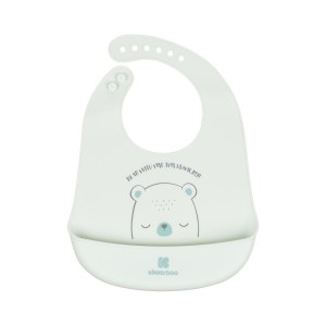 Σαλιάρα Σιλικόνης Bear With Me Μέντα Kikka Boo