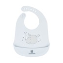 Σαλιάρα Σιλικόνης Σαβάνα Μπλε Kikka Boo