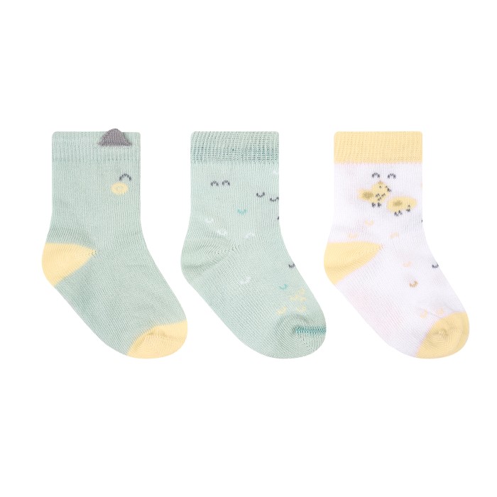 Βρεφικές κάλτσες με 3D αυτάκια Sleepy Sheep 0-6 μηνών  - Kikka Boo