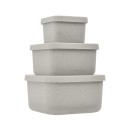 Σετ δοχεία τροφίμων 3 τεμ. από πλατινική σιλικόνη Sand - Kikka Boo Σετ δοχεία τροφίμων 3 τεμ. από πλατινική σιλικόνη Sand - Kikka Boo