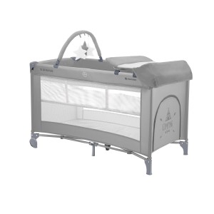 Παρκοκρέβατο 2 Επιπέδων So Gifted PLUS Γκρι - Kikka Boo