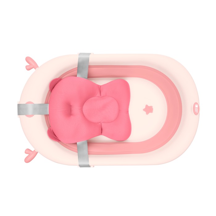 Μαλακό Μαξιλαράκι Στήριξης Μπάνιου Ροζ Kikka boo Μαλακό Μαξιλαράκι Στήριξης Μπάνιου Ροζ Kikka boo